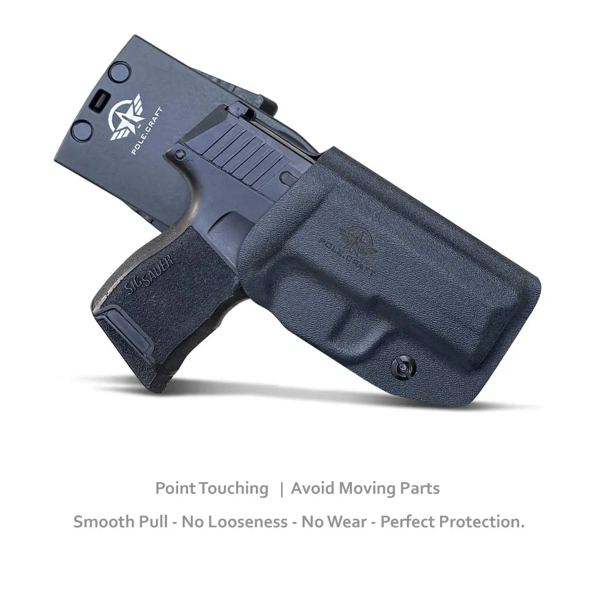 PoLe.Craft Sig P365 Holsters OWB Kydex for Sig Sauer P365 / P365 SAS Pistol Case , Sig P365 SAS Holster