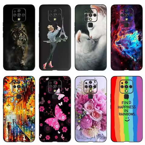 Soft Phone Case For Tecno Camon 16 Case 6.8 inches CE7 CE7j CE9h Black Cover Painting For Tecno Camon 16 Premier CE9 CD6j Coque