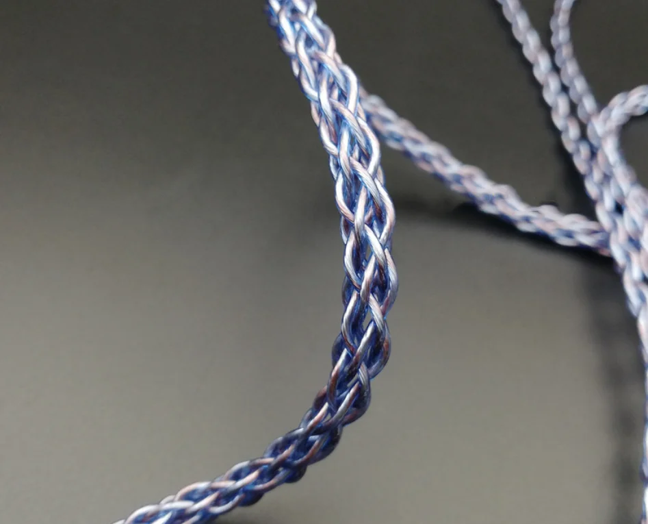 8 Dây Tròn Đan Đơn Tinh Thể Đồng Bạc Pha 240Core