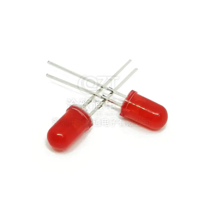 1000 Buah 5 MM F5 LED Diode 5 Mm Kit Aneka Lampu Hijau Biru Putih Kuning Merah Komponen DIY Kit