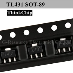 (20 pcs) TL431 431 SOT-89 Voltage regulator triode (Marking 431)