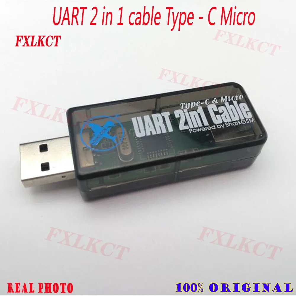 UART 2 in 1 Cable, Type - C Micro for EFT dongle, Octoplus, Frp, Chimera, Dongle Tools, Newest