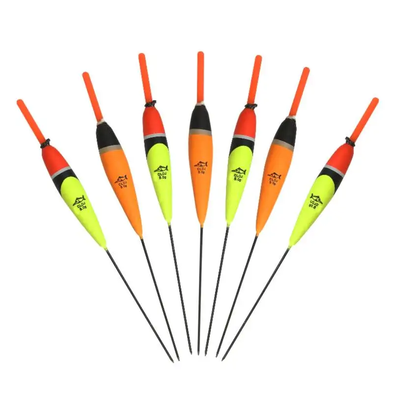 

Topline Tackle 10PCS Fishing Float Mix Size Sliding Phosphor Light Sticks Batteries for Floats Fishing Bobber Kit