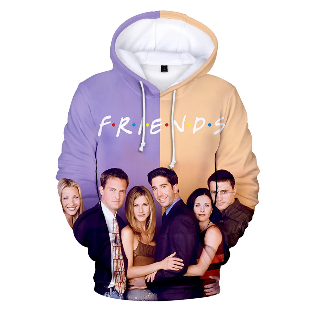 

Friends TV Shows 3D Printed Hoodie Men Hooded Sweatshirt Hip Hop Street Wear Sweatershirts Skateboard Male/Woman Funny Clothing