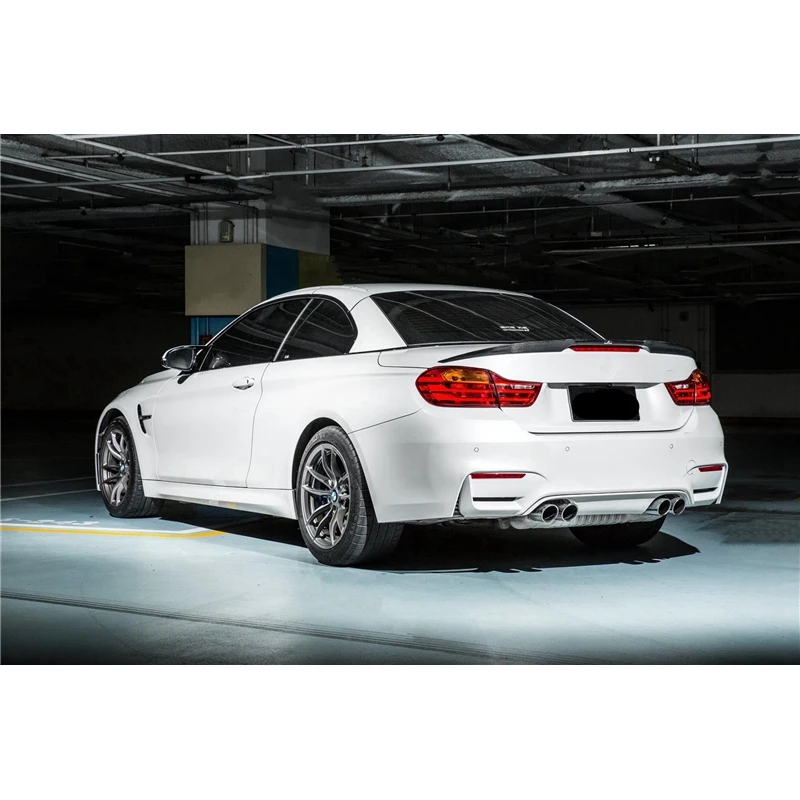 

Задний спойлер из углеродного волокна в стиле KRP, крыло багажника для BMW F33 Convertible 4 Series 420i 428i 435i F83 M4 2014 2015 2016 UP