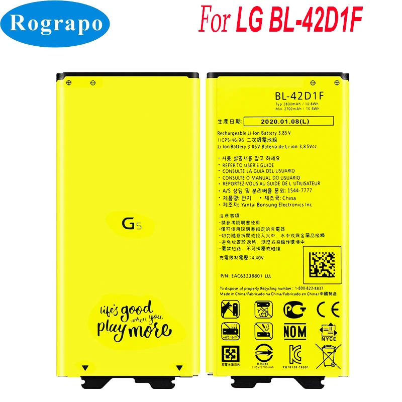 BL-42D1F BL-44E1F BL-45A1H BL-45F1F BL-46ZH BL-49SF BL-51YH BL-53YH Battery For LG G3 G4 G5 K7 K8 K10 LTE K20 K30 V20 Stylus 3