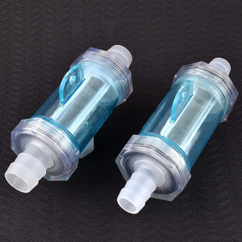 Outer Dia 8/10/20/25mm Transparent Pagoda Hose Filter Fish Tank Fittings Aquarium Garden Irrigation Tank Soft Water Pipe Filter