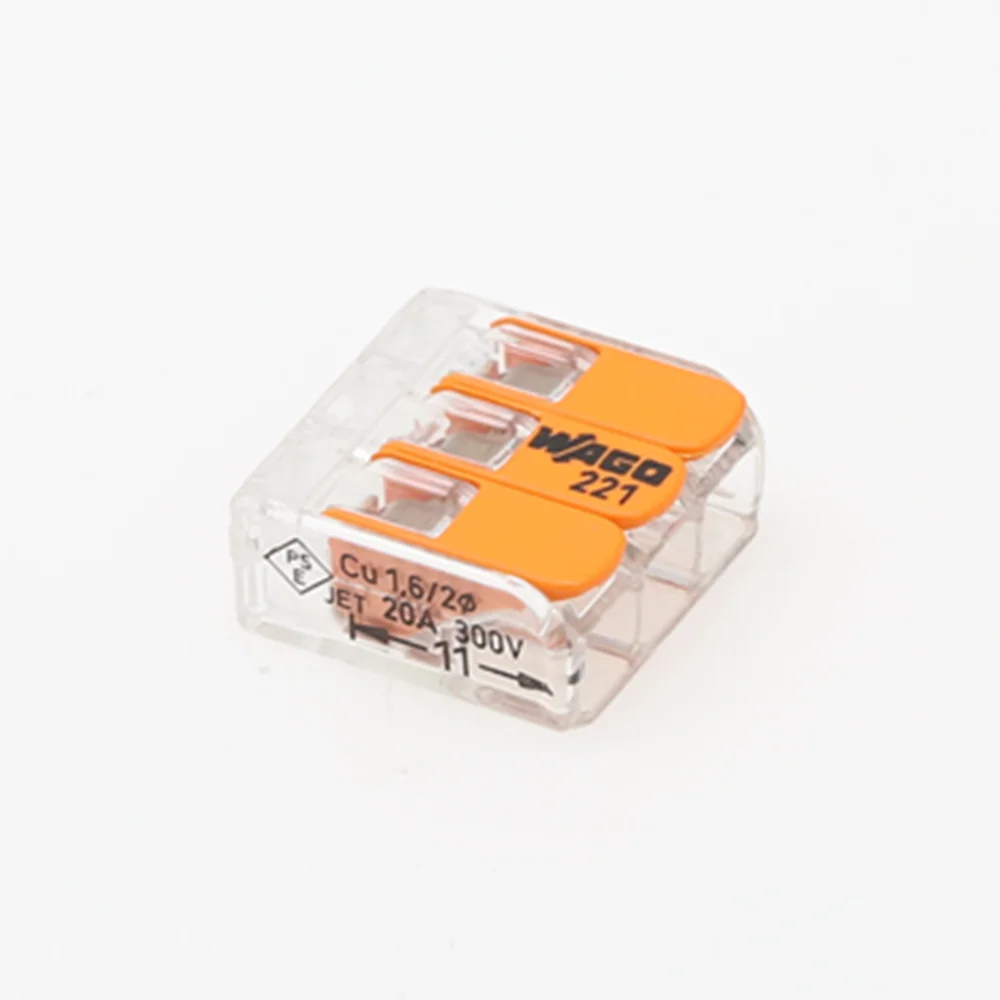 10pcs Germany original Multifunctional terminal universal compact wire connector 221-412 221-413 221-415 32A/450V