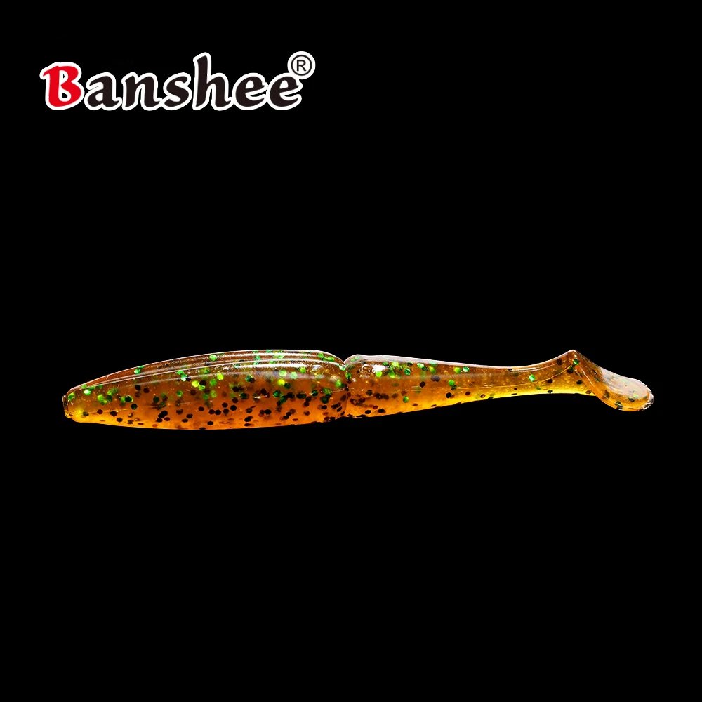 Soft Swimbait 3.5g/ 75mm 8pcs/lot ESN75 Plastic Worm bass Artificial Jerk Jerkbait bait fishing lure for texas rig