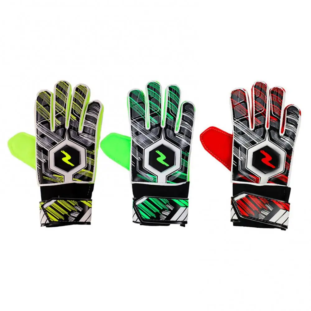 30% Hot Sale Adult Kids Football Soccer Goalkeeper Goalie Full Finger Hand Gloves for Football Soccer Goalkeeper