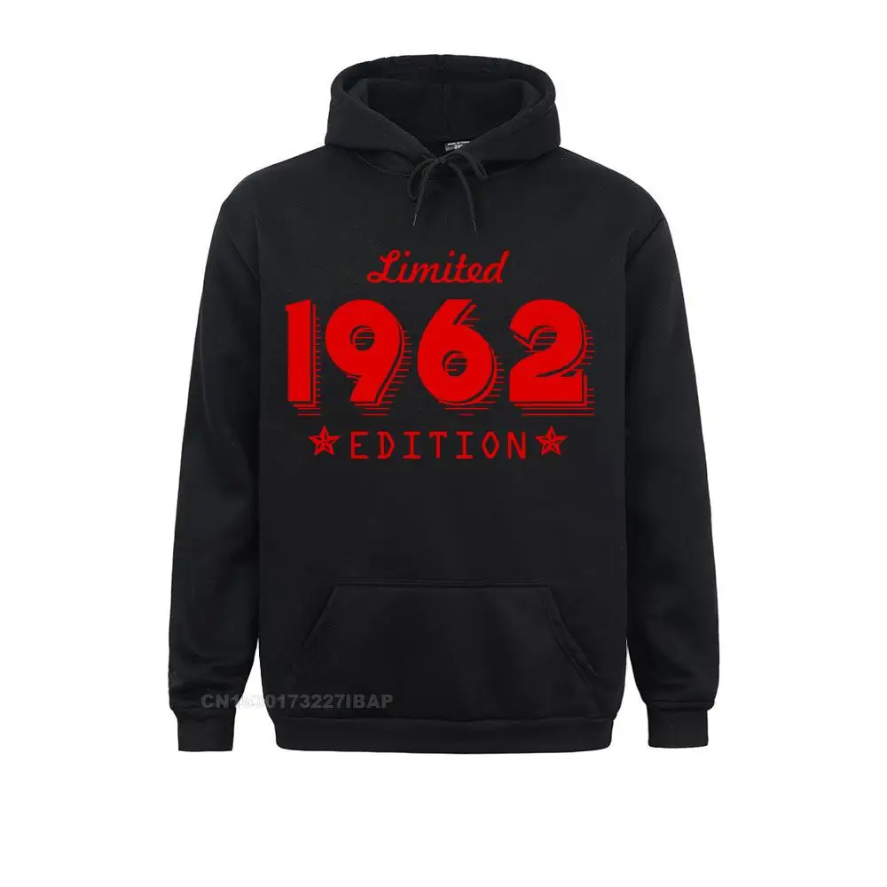 

1962 Limited Edition Gold Design Men's Black Sportswear Cool Casual Pride Harajuku Hoodies Men Unisex New Fashion Tshirt Loose