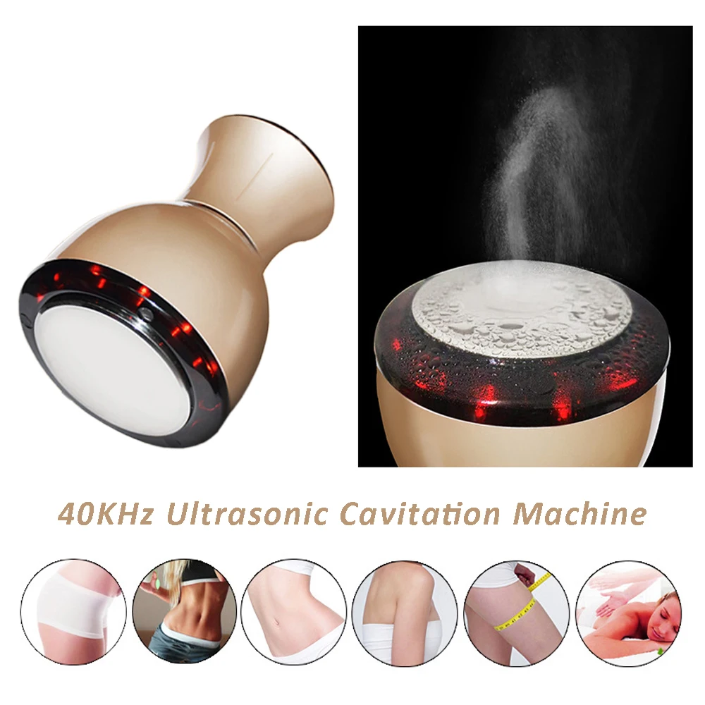 Ultrasonic 40KHz Cavitation Machine Body Slimming Cellulite Remover Fat Burner Weight Loss Device Home Use Device Body Massager