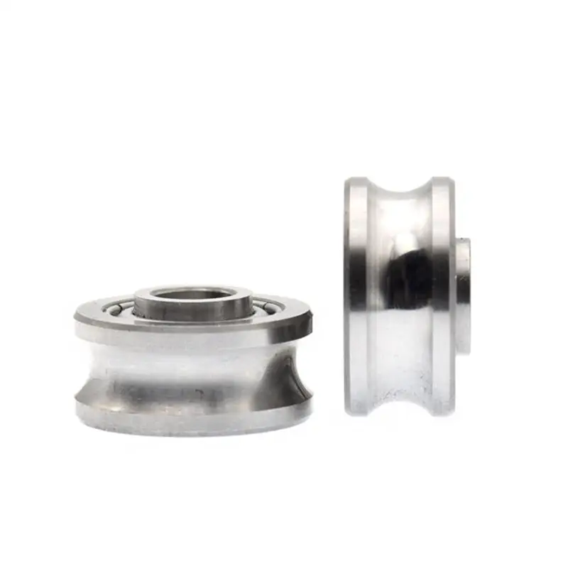 Imagem -03 - Polia do Rolamento do Sulco de u Roda da Trilha Aço Lr36008 8x24x11 mm Diâmetro 8x24x11 mm 10 Pcs 50 Pcs