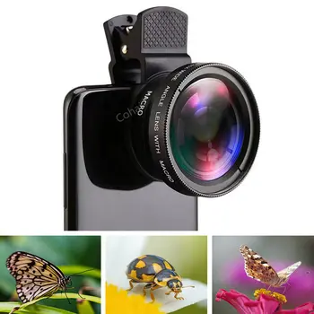 12x makro objektiv pro telefon s HD fotoaparátem 0,45x super úhel pro iPhone 13 12 11 Pro MAX Samsung Xiaomi Huawei objektiv pro mobilní telefon 8 nejlepší prodej Samsung Galaxy K Zoom - №5