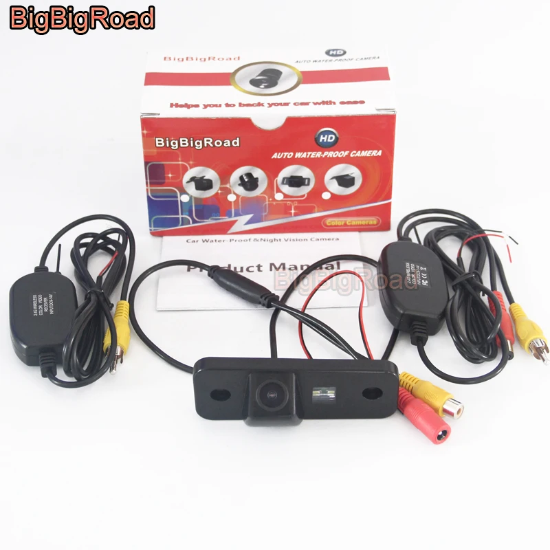 

BigBigRoad Car Rear View Parking Backup CCD Camera For HYUNDAI Azera Santa Fe IX45 Santafe Night Vision