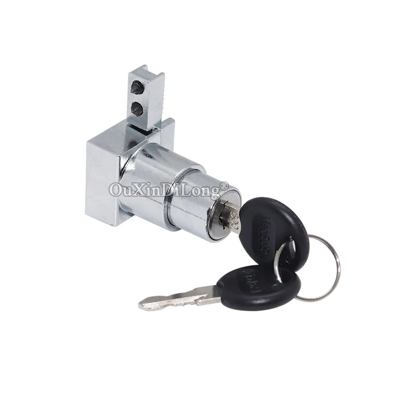 

Brand New 4PCS Zinc Alloy Glass Cabinet Locks Jewelry Showcase Display Cabinet Sliding Slot Locks Keys Alike/Keys Different