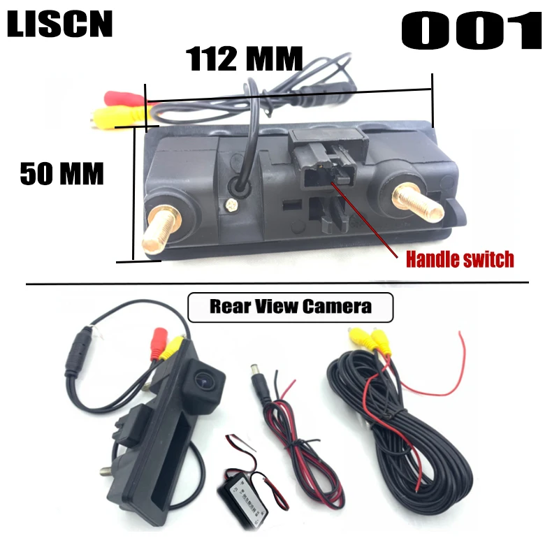 HD Reversing Camera for Audi Q3 MQB 2013 2014 2015 2016 2017 2018 2019 /Night Vision Backup Rear Camera/Car Handle Camera