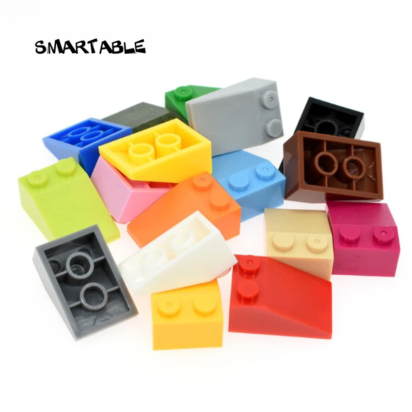 

Smartable Slope 33° 2x3 Building Blocks MOC Parts Toys For Kids Creative Big House Compatible Major Brands City 3298 50pcs/lot