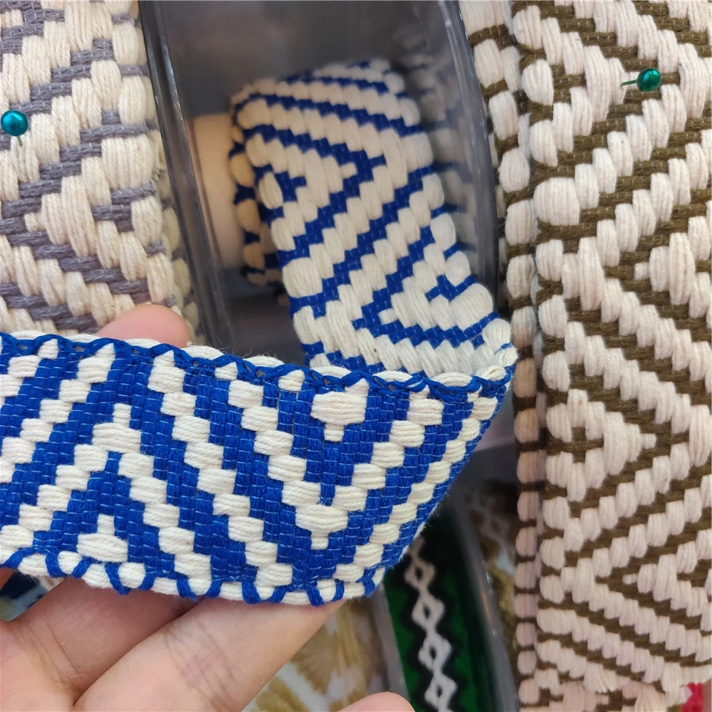 4cm szerokość geometryczna etniczna koronkowa lamówka żakardowa wstążka szycie na dodatki do odzieży DIY Craft