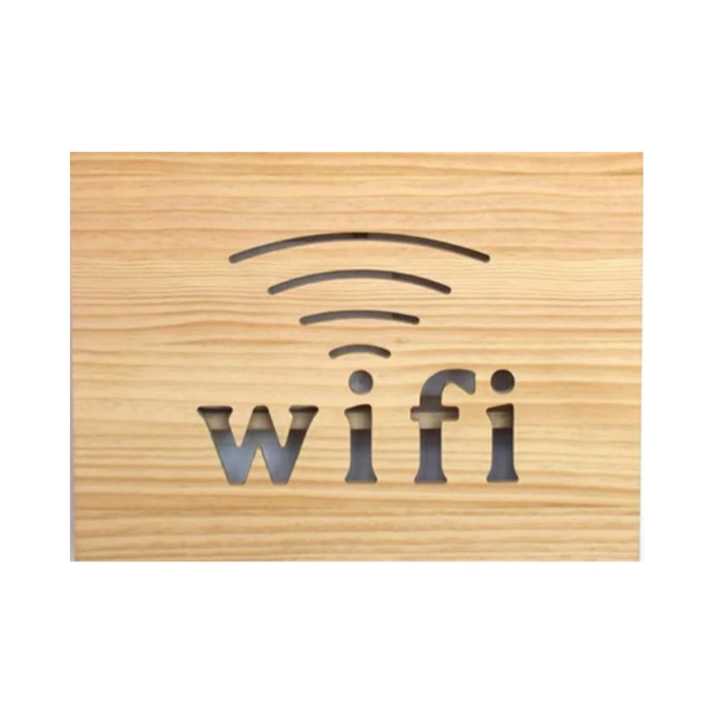 Solid Wood Wall-Mounted Router Storage Box Wood Wifi Router Fenches Router Organizer Wall Shelf