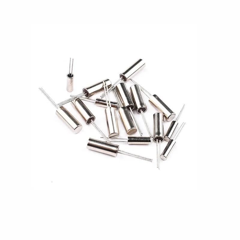 10PCS/LOT 2*6 Cylindrical Crystal Oscillator 2x6 6M 8M 12M 16M 20M 24M 25M 26M 27M 32K 32.768K Passive Quartz Crystal DIP