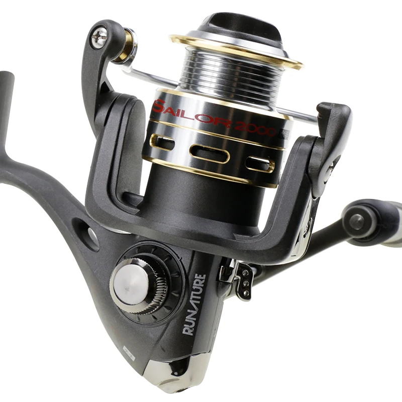 

7+1 BB 5.2:1 Light Weight Fishing Reel Ultra Smooth Spinning Reel Spool Fishing Boat in Ocean Lake Flow