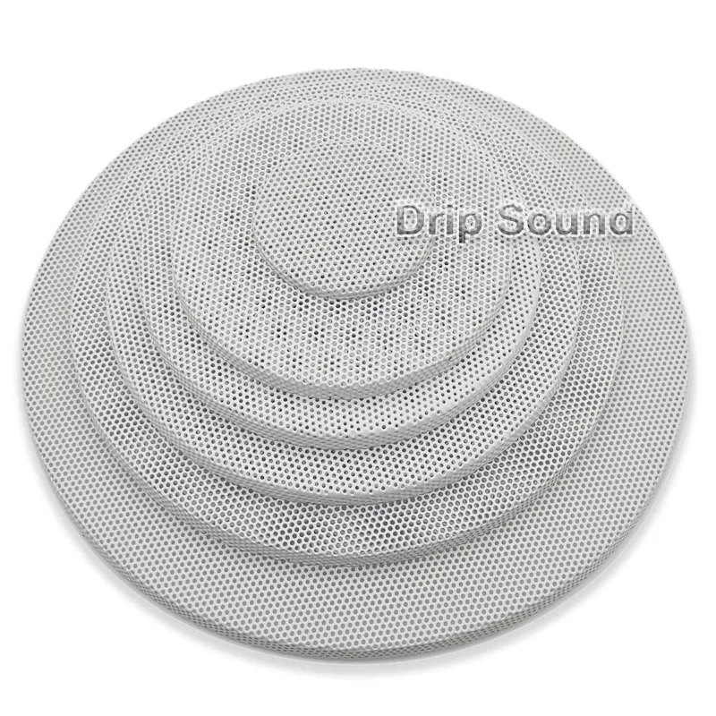 Dla 1 "/3"/3.5 "/4"/5 "/6.5"/8 "Cal głośnik konwersja pokrywa z siatki domowe Audio samochodu dekoracyjne koło siatka metalowa kratka ochrona