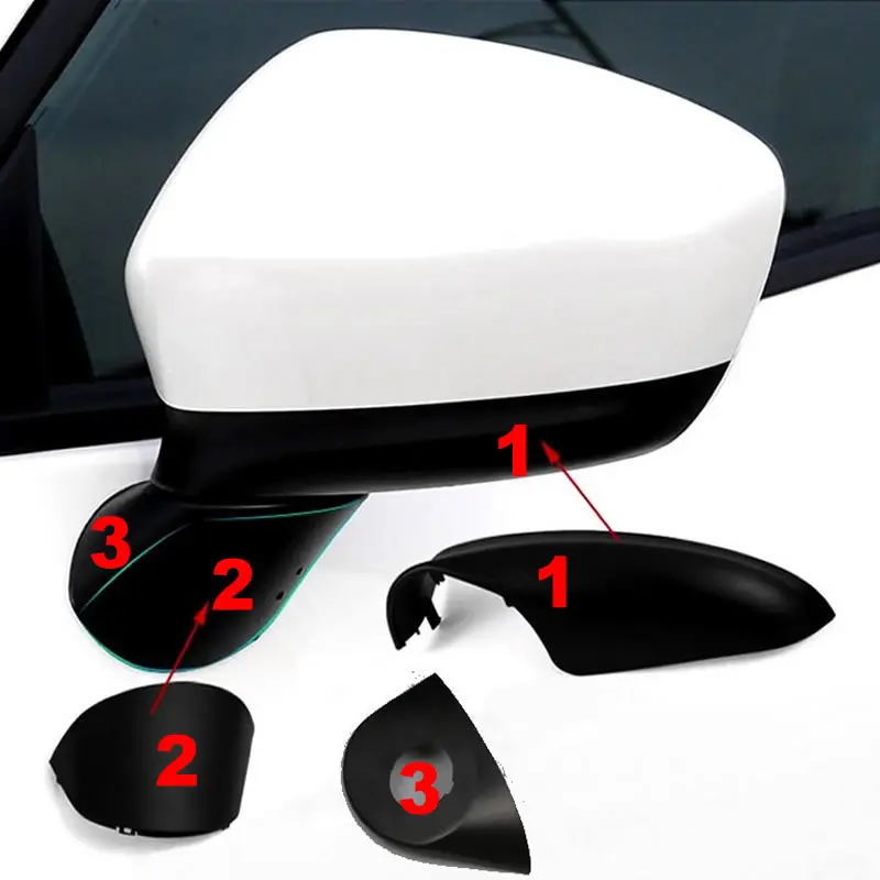 Left Right Car Wing Door Outside Rearview Mirror Lower Cover Mirror Housing For Mazda CX-5 CX5 2013 2014