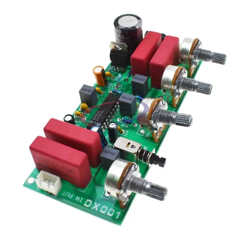 LM-1036 Preamp Tone Board Digital Front-end Fever Tuning Board DIY For Power Amplifiers Audio Home Theater Sound System