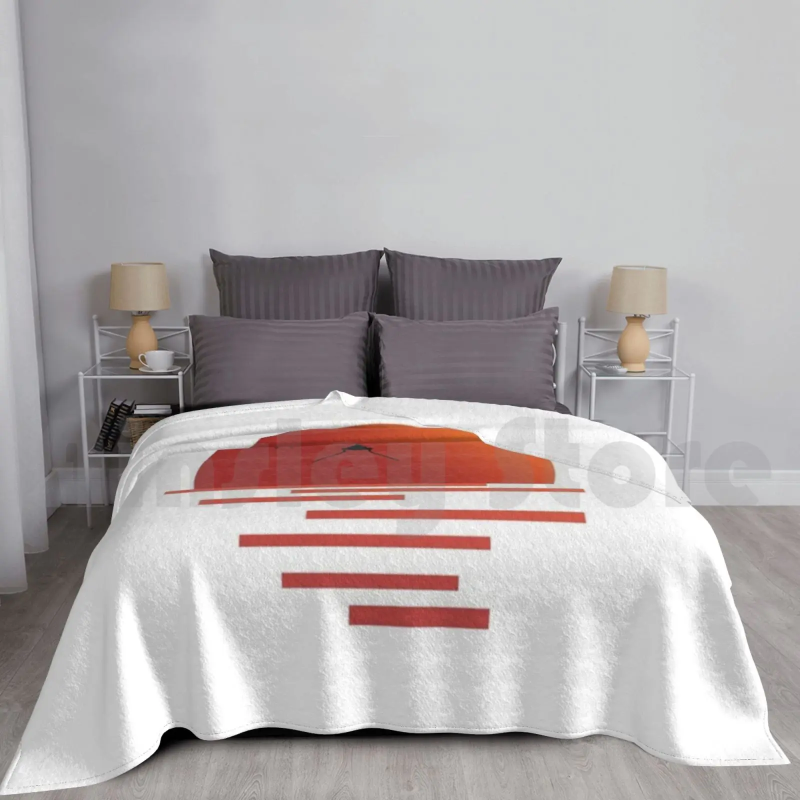 Tatooine Moon Imperial Shuttle Blanket For Sofa Bed Travel Tatooine Luke Skywalker Imperium Rebels