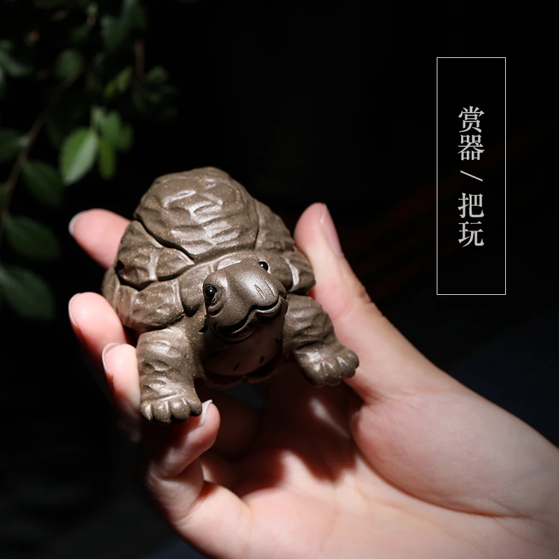 |sand tea pot of tea fragrant pet accessories play its mud turtle tea pet turtle furnishing articles can be a general