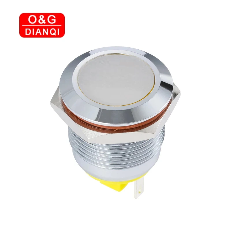 IP66 Waterproof Colorful Flashing LED Metal Warning Indicator Light 19mm Blink Pilot Signal Lamp 3V 6V 12V 24V 36V DC with Wire