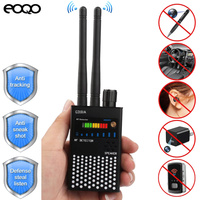 G618 Anti-Spy Camera Wireless RF Signal Detector GPS Tracker Finder GSM Audio Bug Scanner  Anti Candid Detector Security Alarm