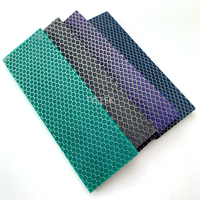 1piece C-Tek Resin Material for DIY Knife Handle Material Plate Snake Grain Honeycomb Pattern Knife Handle Patch Material