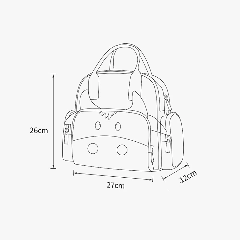 Mommy Diaper Bag Waterproof Nylon Baby Nappy Bag Women Travel Backpakc for Baby Nursing Maternity Bag