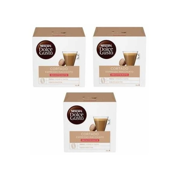 Dolce Gusto – capsules décafainées, 3x16, 48 gélules