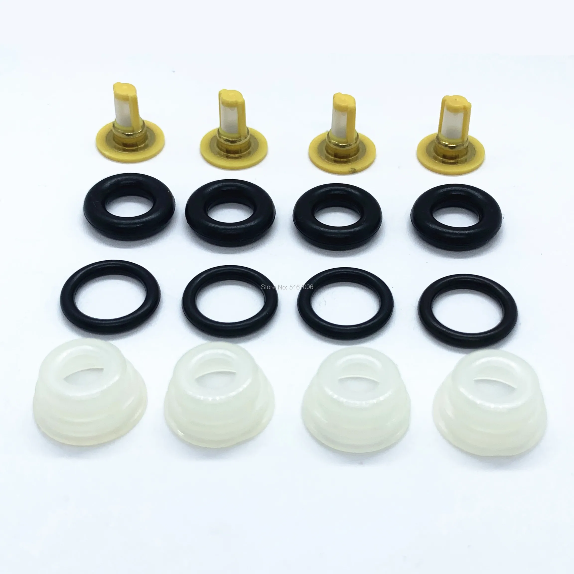 Wholesale Fuel Injector Repair Service Kits for Honda Accord Parts #16450 R40 A01 16450-R40-Y01 Micro Filters Rubber Orings Caps