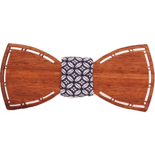 Bench Istanbul Stitch Patterned Wood Bow Tie