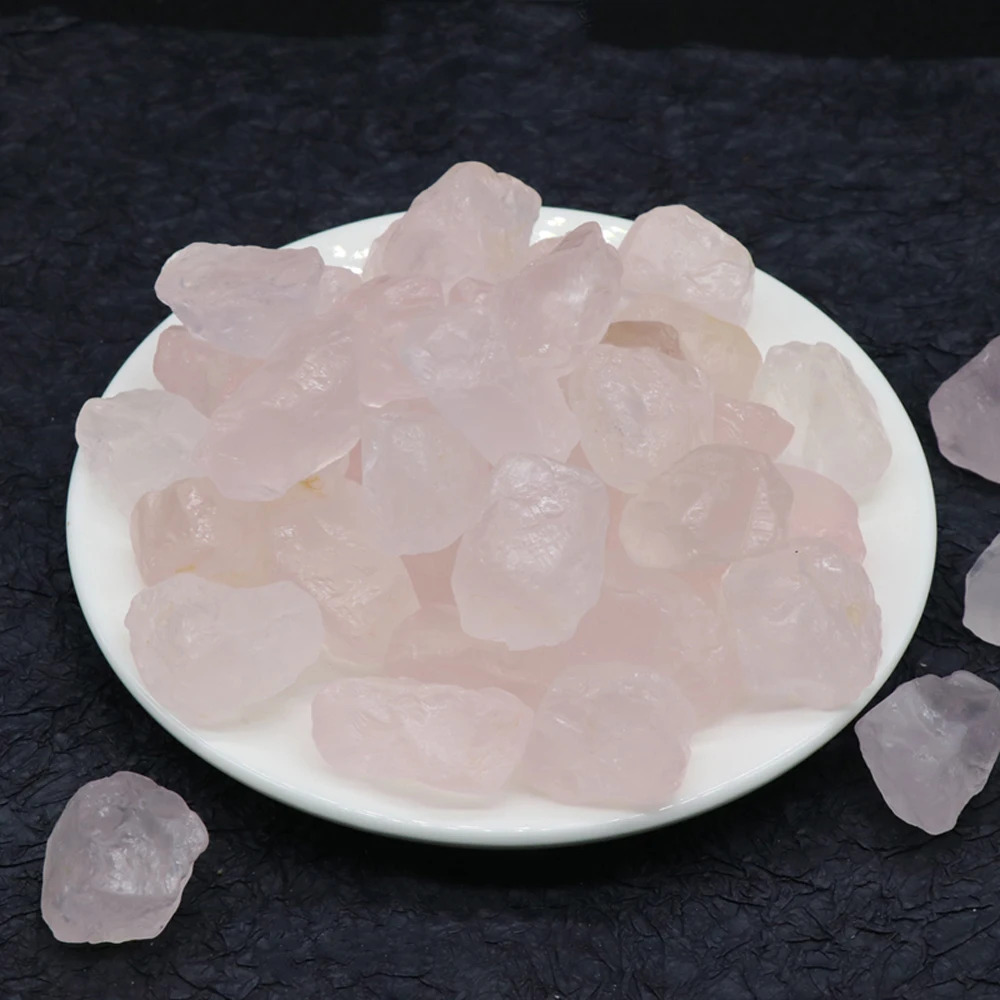 1pc Irregular Rose Quartz Amethyst Natural Stone Cluster Mineral Original Rough Healing Mini Home Decoration Gift
