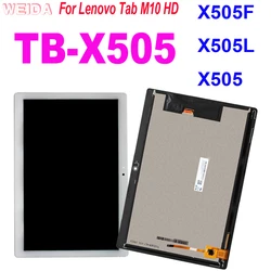 10.1 for para lenovo tab m10 hd TB-X505 x505f TB-X505L x505 display lcd tela de toque digitador assembléia substituição para TB-X505 lcd