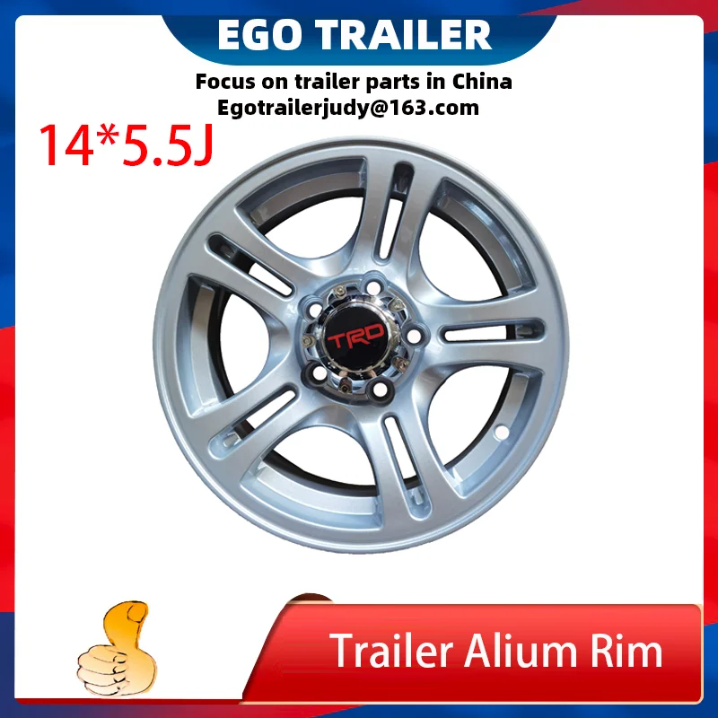 

EgoTrailer 14inch*5.5j ALIUM TRAILER RIM 5-114.3 CAP635KGS ET0