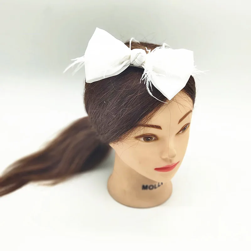 new fashion Women Girls  Hair Clip Bow hair clip Claws Solid Color Accessories Hairpin Large image 2