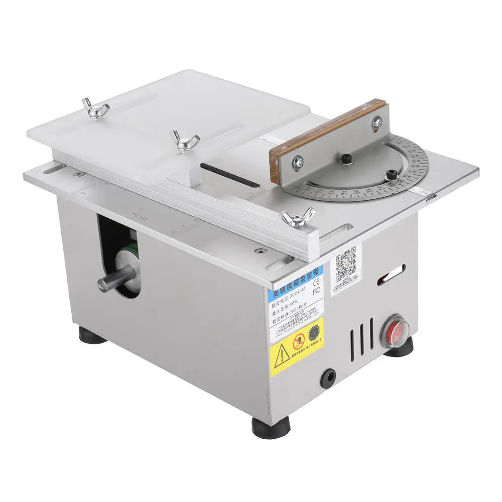 Multi-function T6 Mini Precision Table Saws DIY Wood Working Lathe Polisher Drilling Machine For Wooden Model Crafts