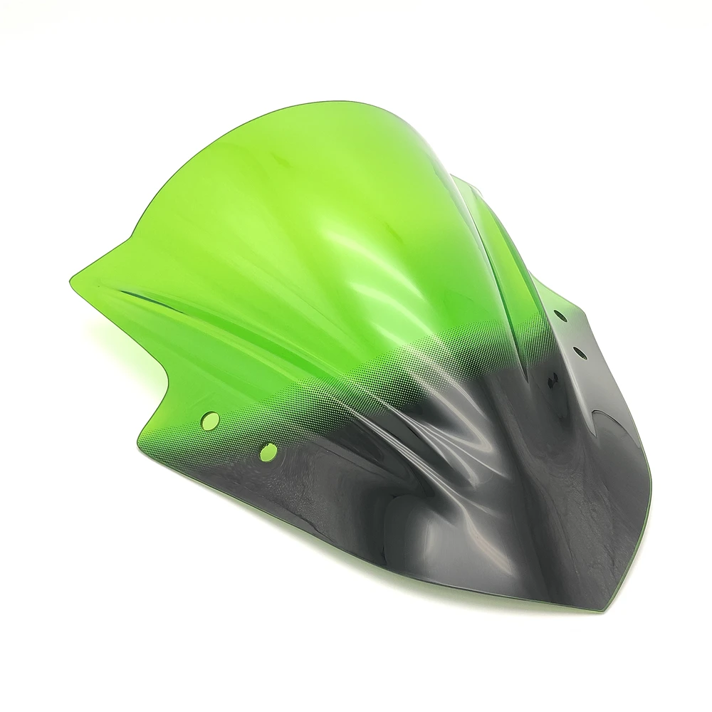 Green Motorcycle For Kawasaki Ninja 300 Ninja300 Windshield Spoiler High Quality Wind Deflectore Visor Windscreen