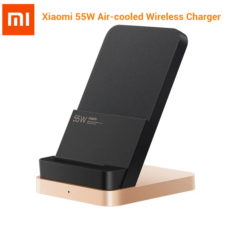 

Original Xiaomi Vertical Air-cooled Wireless Charger 55W Max Fast Charging Qi Stand For Xiaomi 14/13/12/11/10 For iPhone