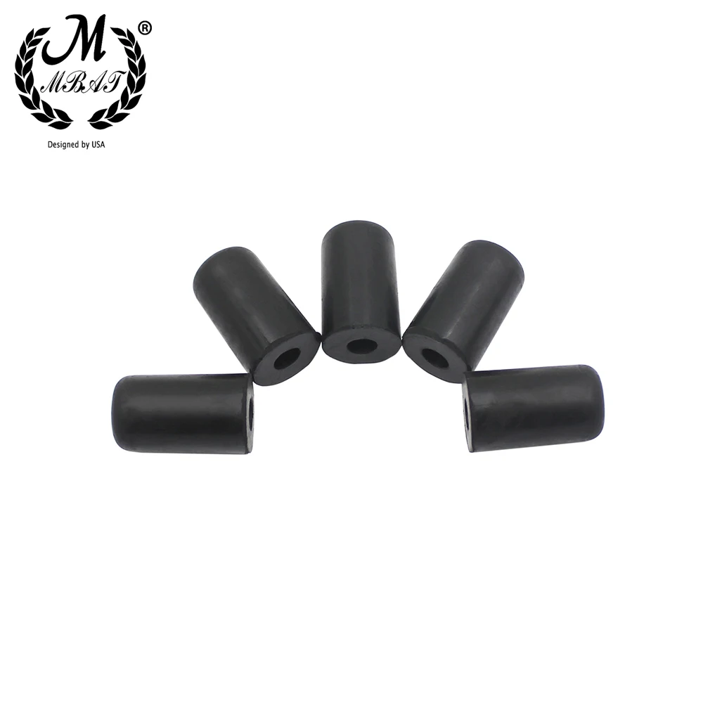 M MBAT Cello Tail Tip Cap 5 pcs Feet Support Stop Holder Non-slip Rubber Pad Stringed Instrument Accessories Music Protector