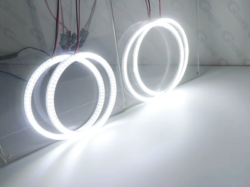 For Chrysler 300 C 300C 2004 2005 2007 2008 2009 2010 Excellent Day Light 4 Pcs Ultra Bright Smd Led Angel Eyes Kit Halo Rings