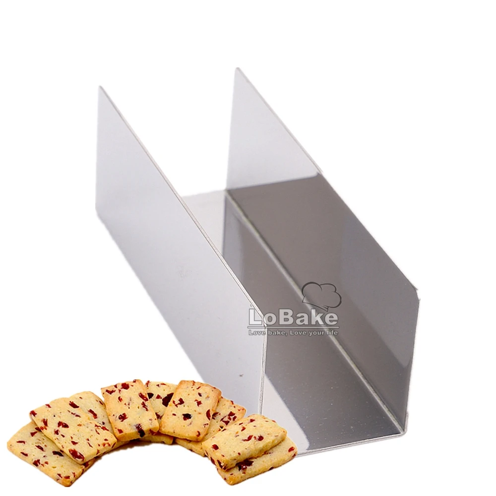 3.8cm width short U style 11.8cm long stainless steel cranberry cookie mold bread mold metal cake shaper mould DIY bakery tools