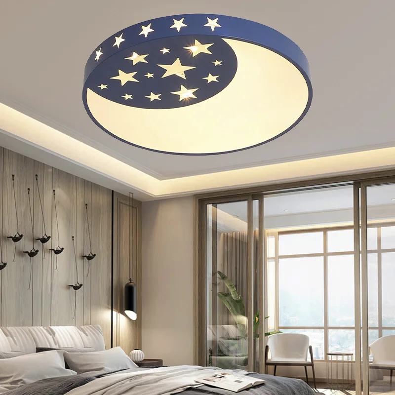 

Acrylic Modern LED Ceiling Lights for Living Room Cartoon Art Deco Bedroom Ceiling Lamps Kitchen Star Dining Room Light Fixtures