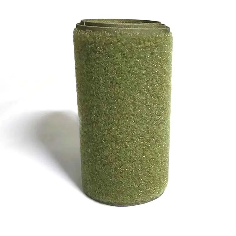 10CM Width Hoop and Look no Adhesive Hook Loop Fastener Tape Sewing Magic Tape Sticker Strap Couture Strip Clothing Olive